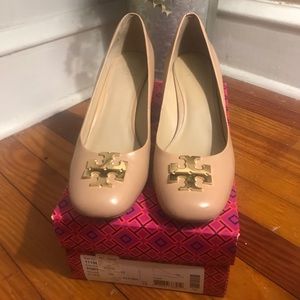 Tory Burch Tan Wedges